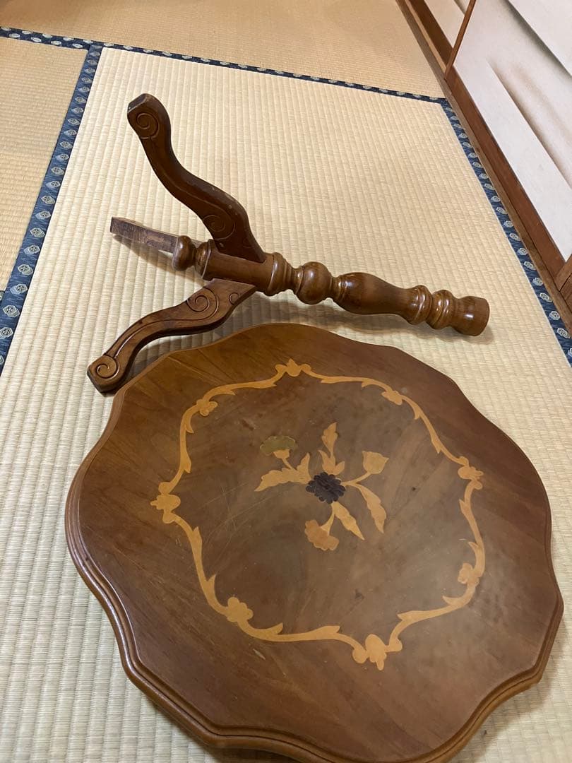 ★イタリアン★アンティーク★カフェテーブル★ヨーロッパ★クラシカル★1人用お茶に