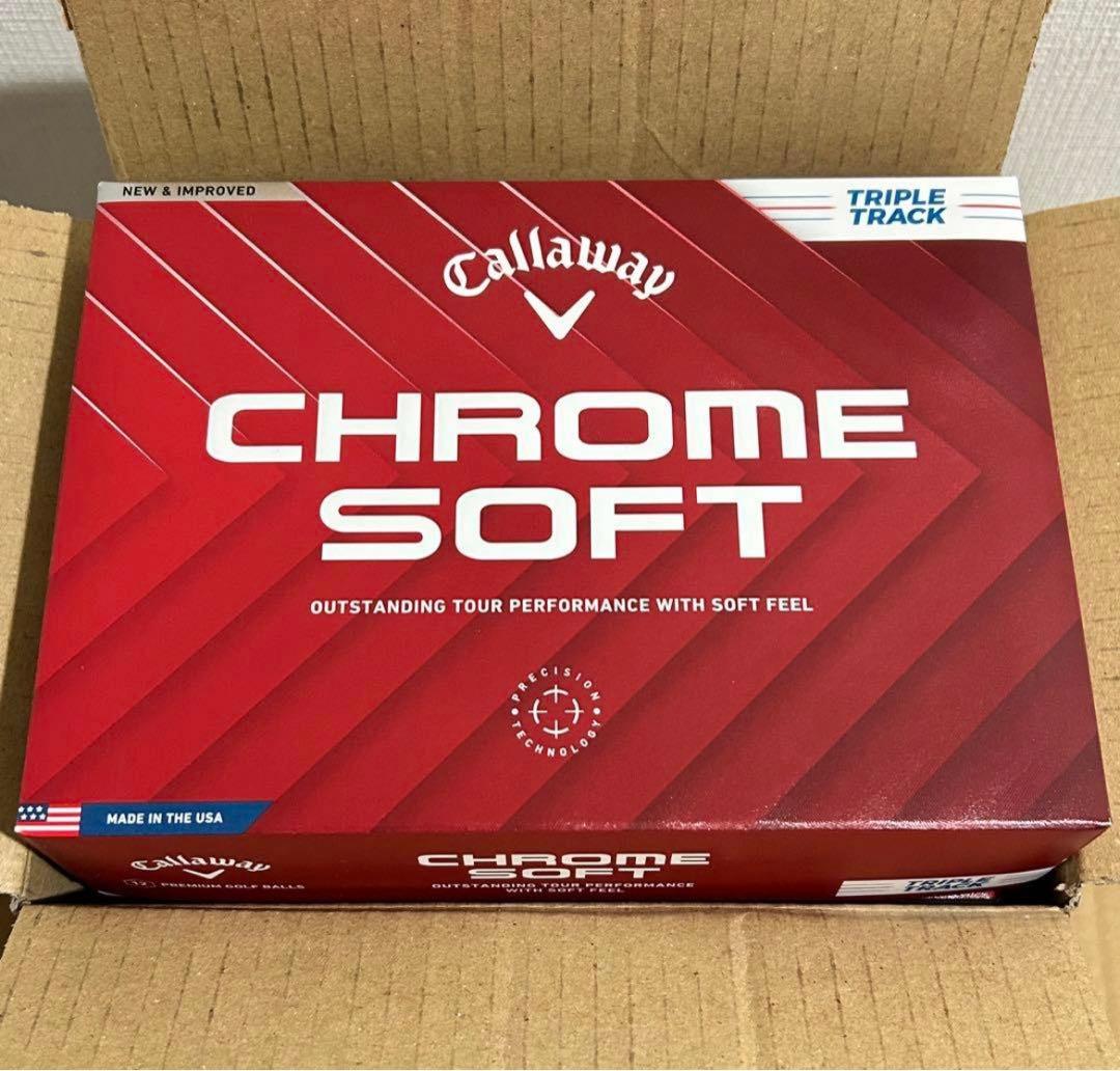 キャロウェイ(Callaway) ゴルフボール CHROME SOFT 24