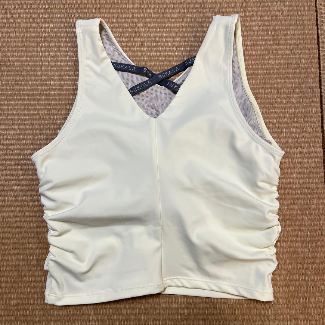 SUKALA ギャザータンクトップ