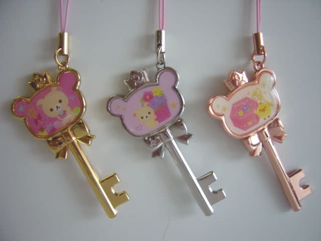 ♯Itm08FTリラックマスイーツメタルストラップ全6種