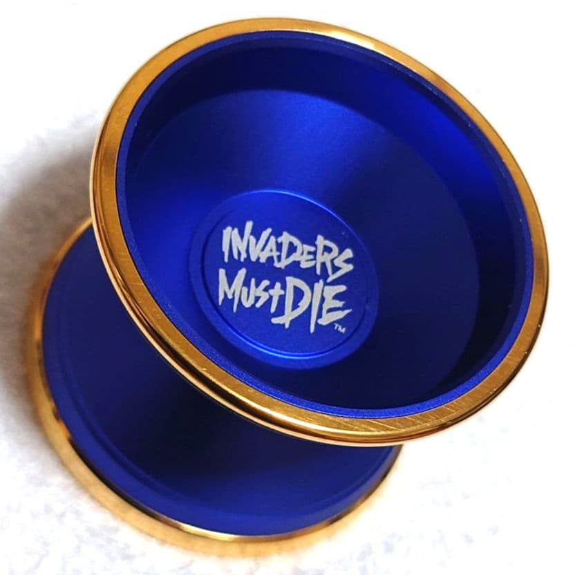 【ヨーヨー】インベーダーズマストダイ（青＋金）：リベリオン/57M
