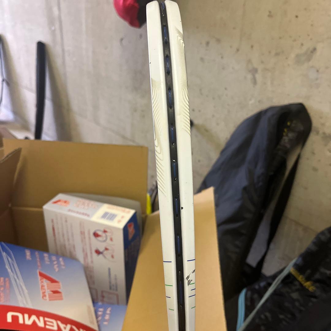 YONEX ナノフォース 8V 軟式用ラケット 白