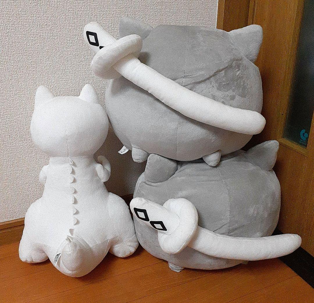 【にゃんこ大戦争】ぬいぐるみセット　金ネコ　銀ネコ　フィッシュ