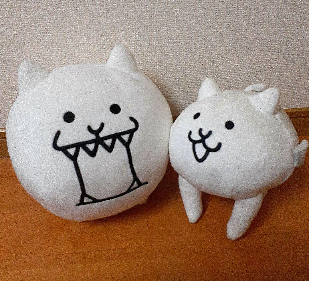 【にゃんこ大戦争】ぬいぐるみセット　金ネコ　銀ネコ　フィッシュ