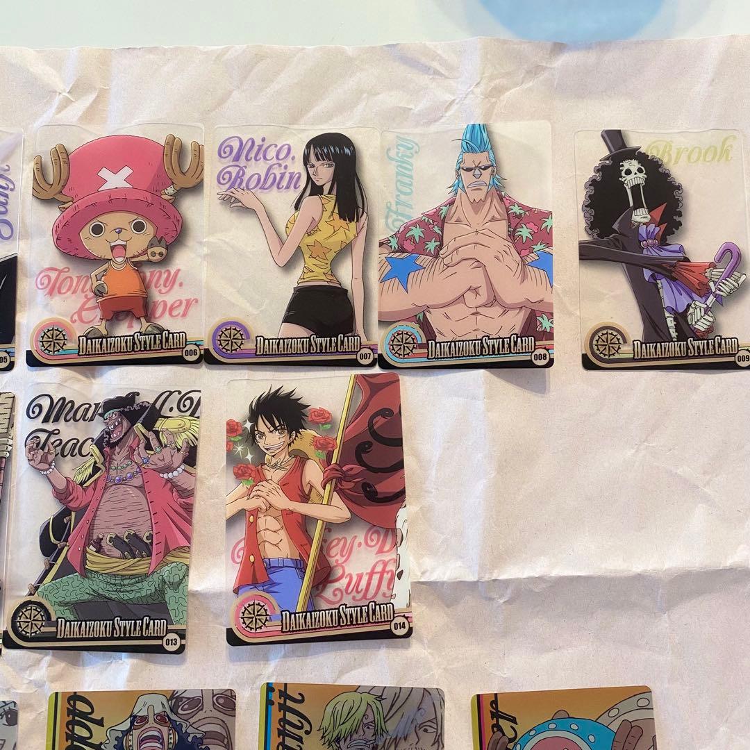 ワンピース　森永　ウエハース　カード　18枚セット