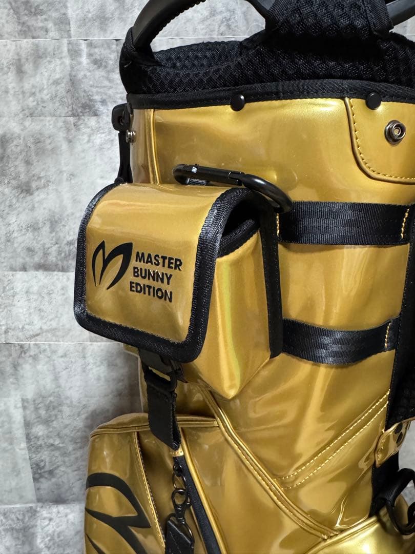 MASTER BUNNY EDITION ゴルフスタンドキャディバッグ ゴールド
