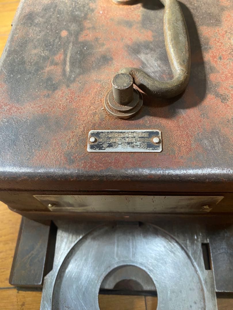 専用出品希少レア国鉄　通票閉塞箱　通票閉塞器鉄製　タブレットなし