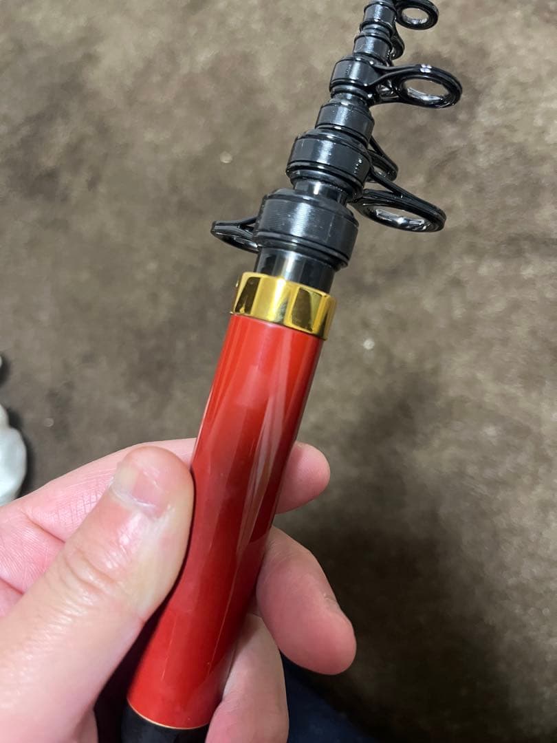 [超美品］がまかつ・がま磯 汐来防 遠投 H480