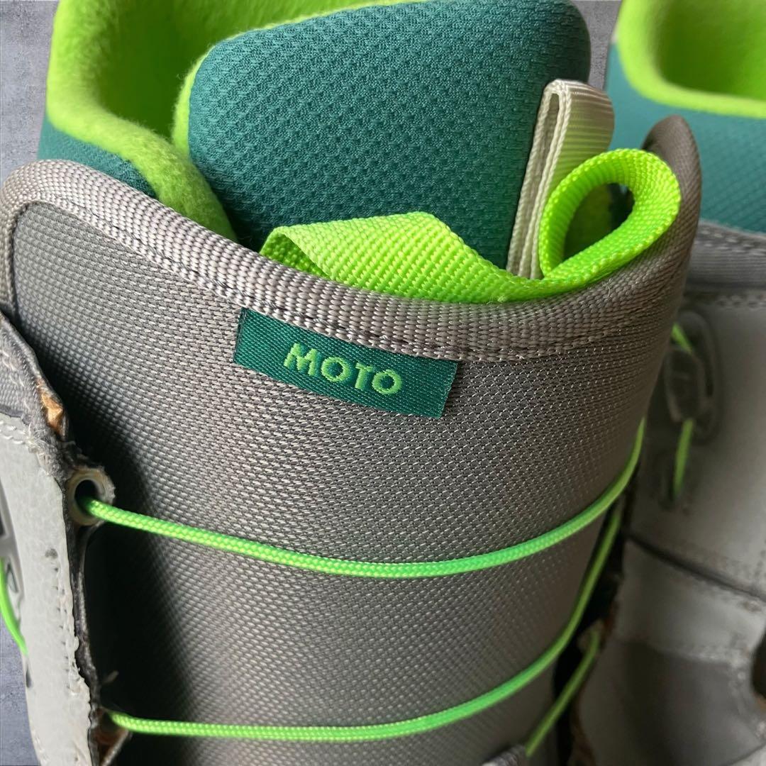 バートンBurtonブーツ27.5MOTOモトスノーボードウェアグレーグリーン