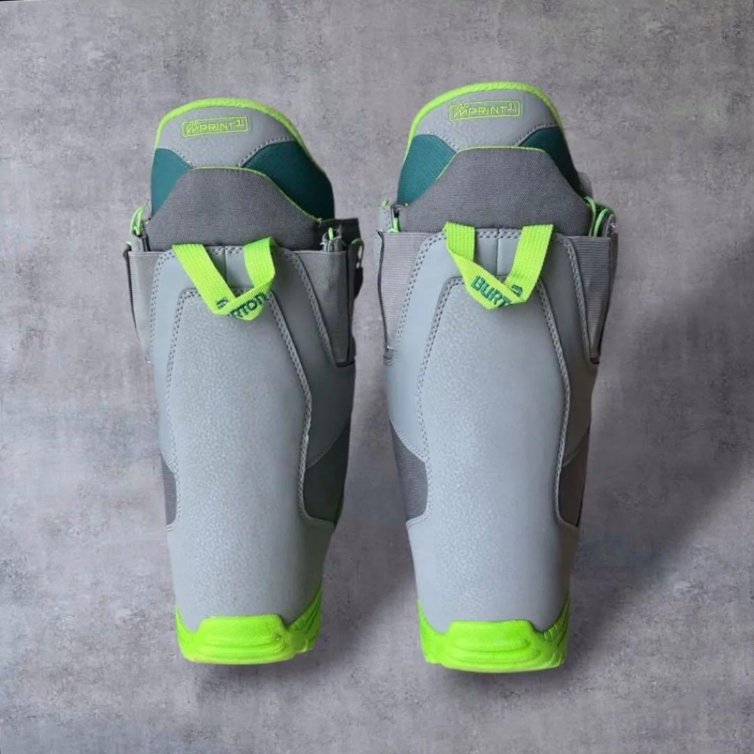 バートンBurtonブーツ27.5MOTOモトスノーボードウェアグレーグリーン