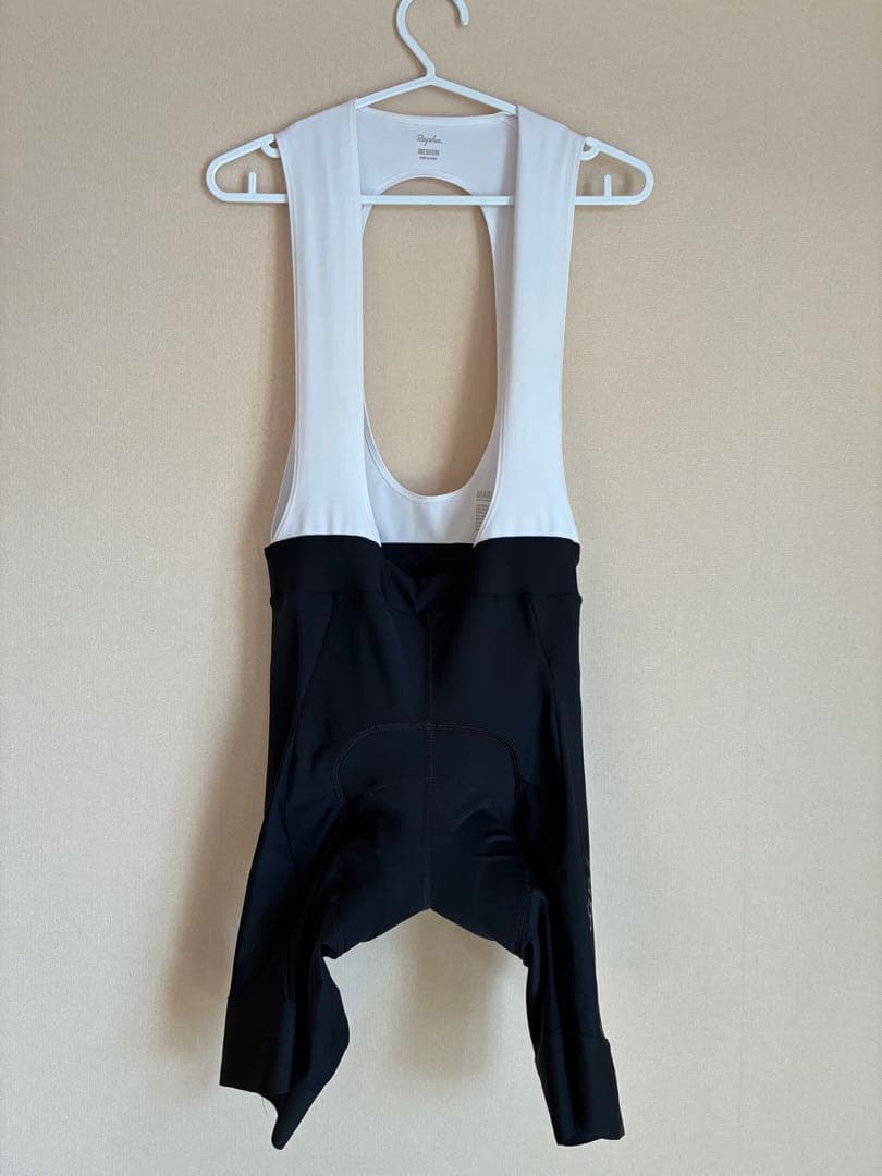 ラファ　Rapha ビブショーツ　ホワイト/ブラック　Mサイズ