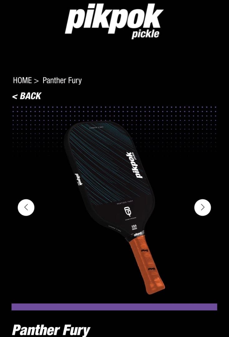 値下げ中【新品】Pikpok Panther Furyピックルボールパドル
