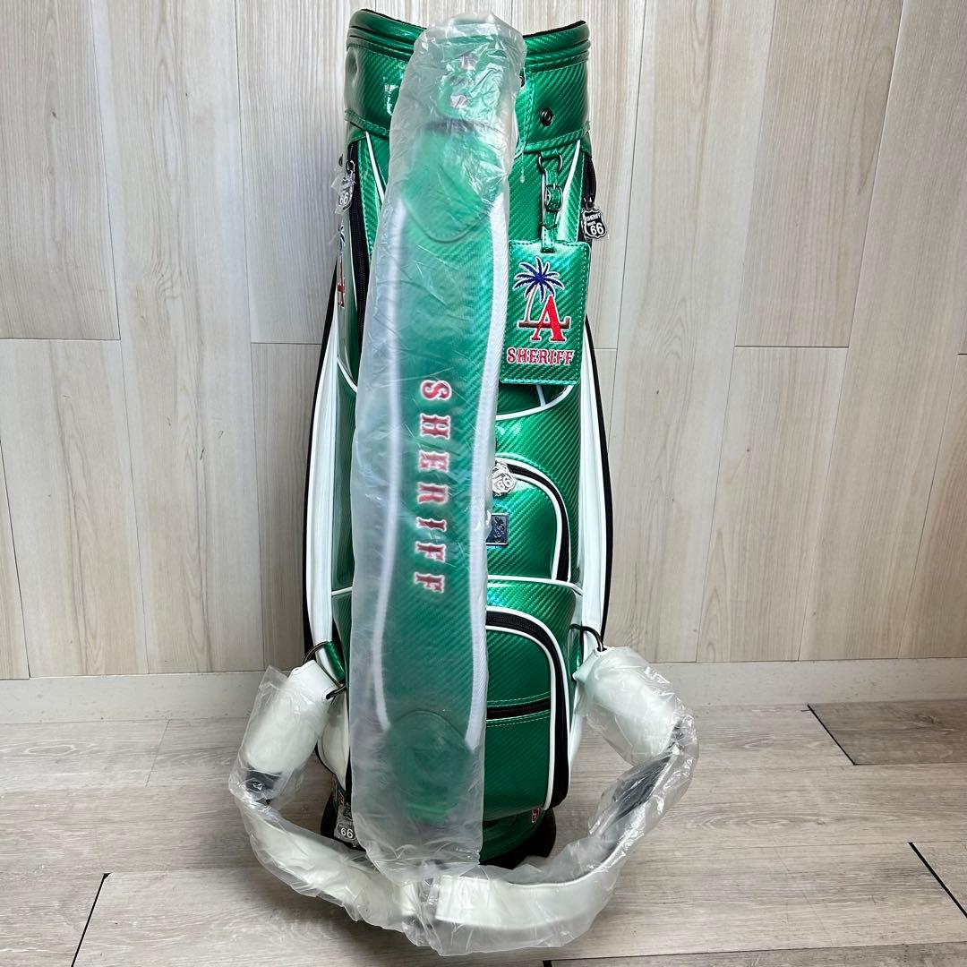 【SHERIFF 】ゴルフキャディバッグ 新品　プレミアム　限定品！シェリフ