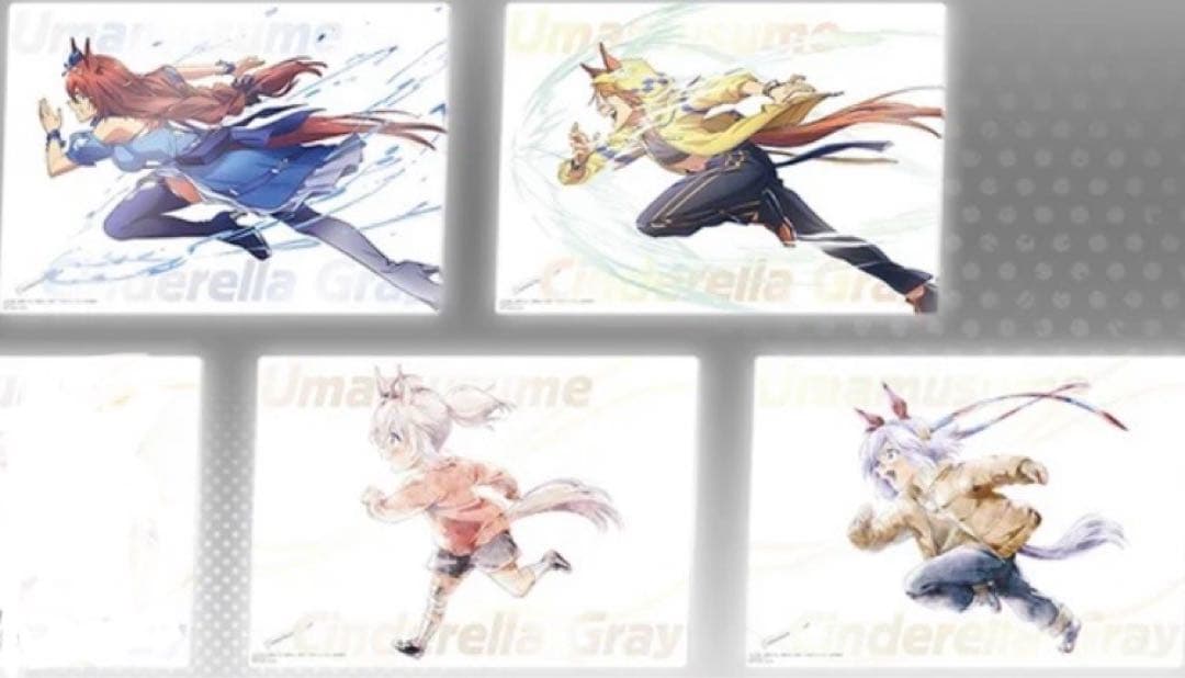 【新品未開封】一番くじ　ウマ娘　シンデレラグレイABDE賞セット（おまけ付き）