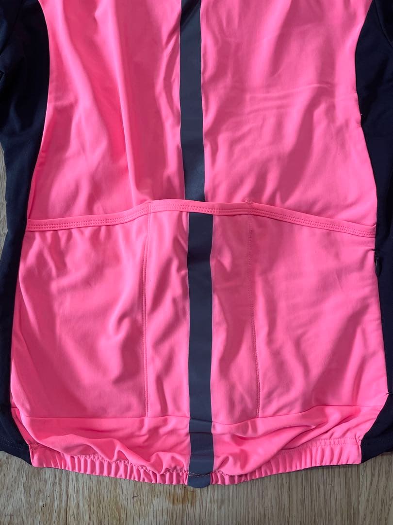 Rapha ラファ／サイクルジャケット ／ブラック×ピンク／美品／ポケット多数