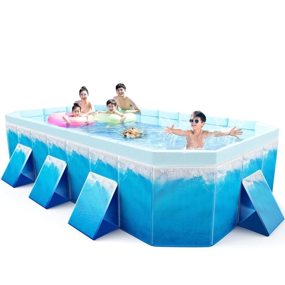 折りたたみプール 大型 Alwgreen 家庭用（外径300*165*55CM