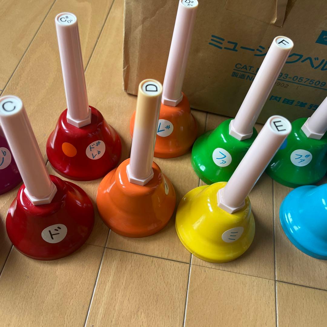 ウチダ ミュージックベル MB-C 20音組 ハンドベル 内田洋行