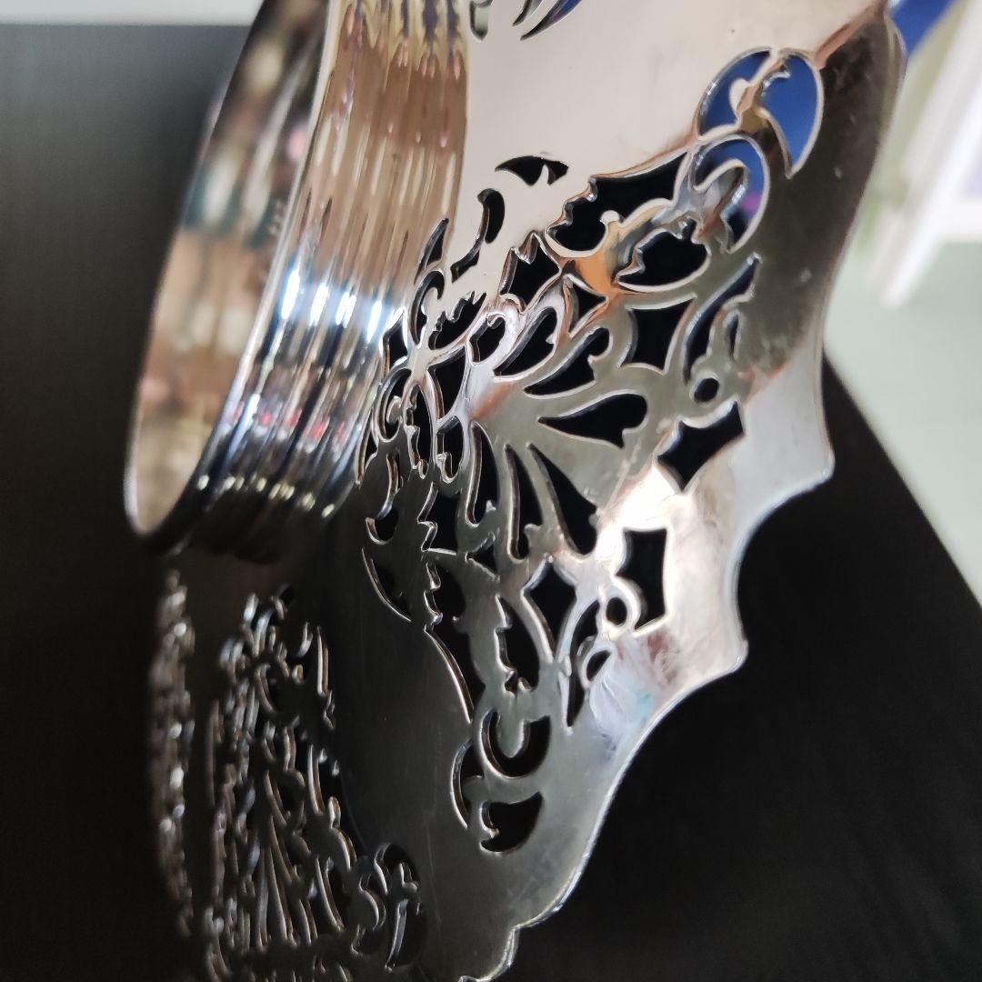 マッピン&ウェッブ　コンポート ケーキスタンド　高品質銀　マッピンプレート