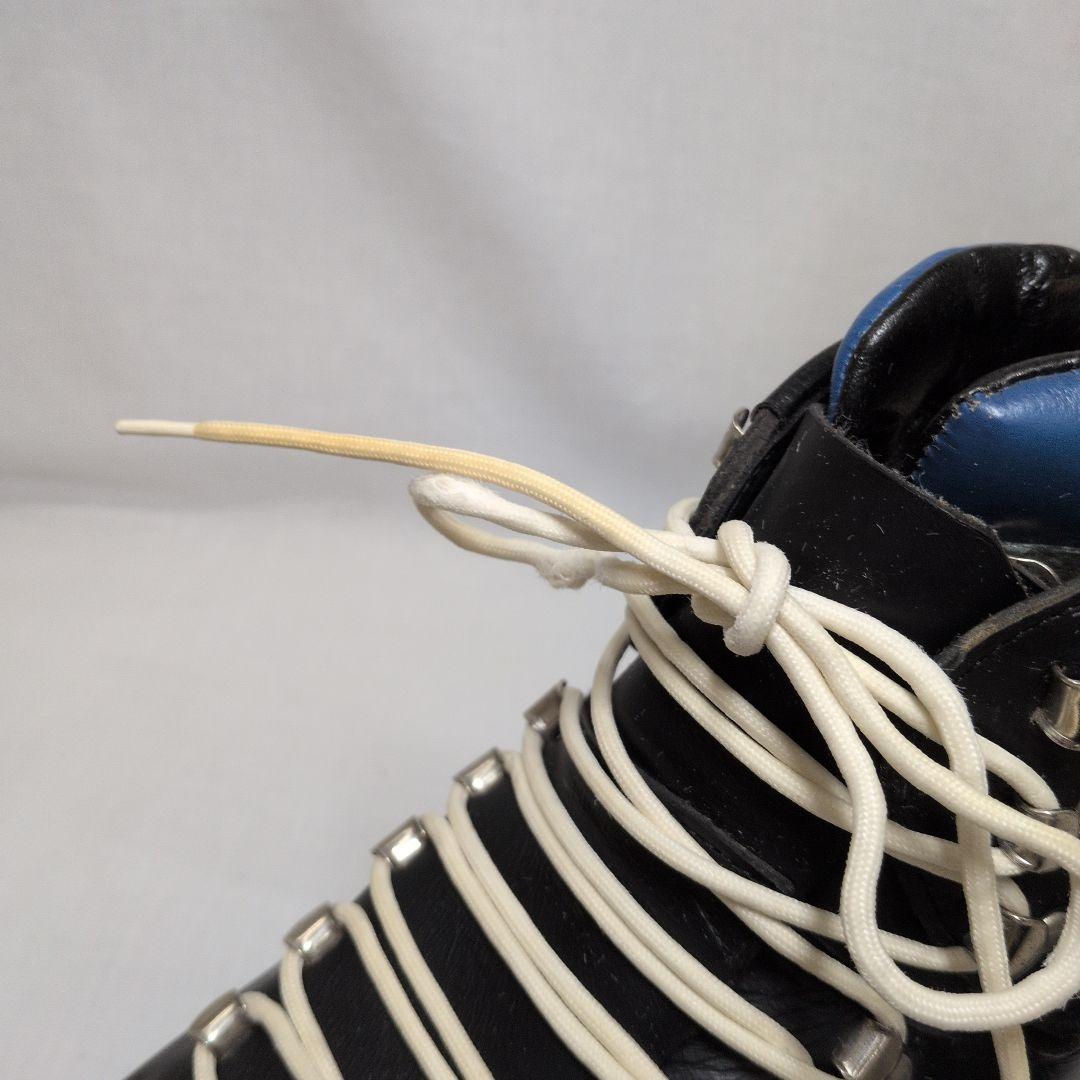 昭和レトロ 牛革手作りスキー靴 未使用品 アンティーク