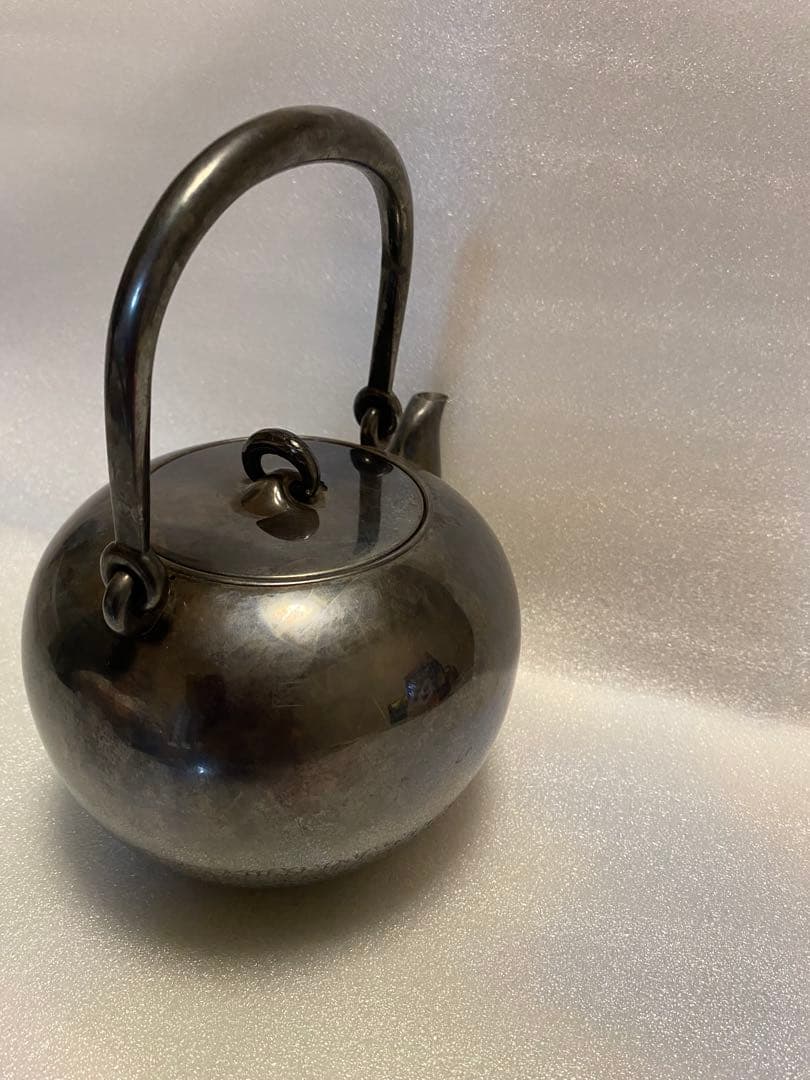 銀瓶　純銀　茶道具