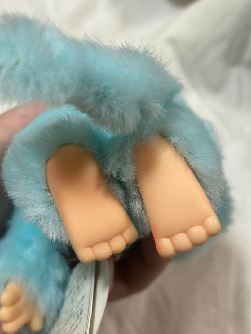 【希少品】モンチッチ 30周年トーンシリーズ セキグチ ライトブルーぬいぐるみ