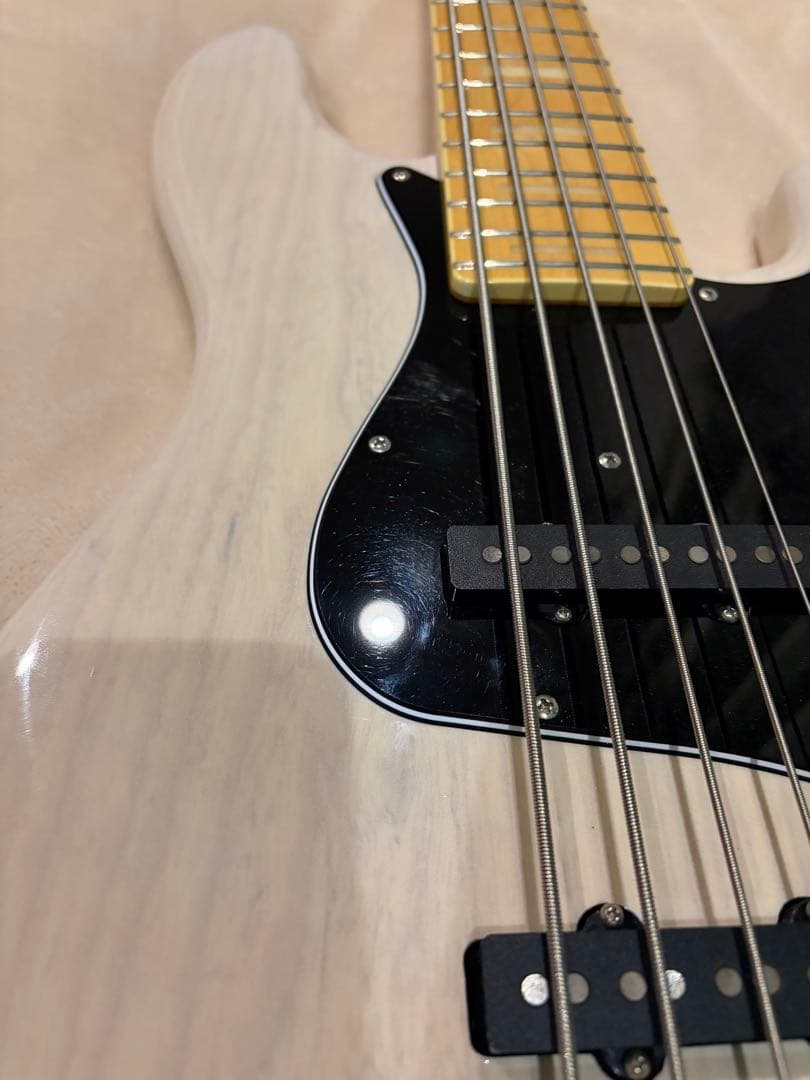 5弦ベース ナチュラルカラー フジゲン