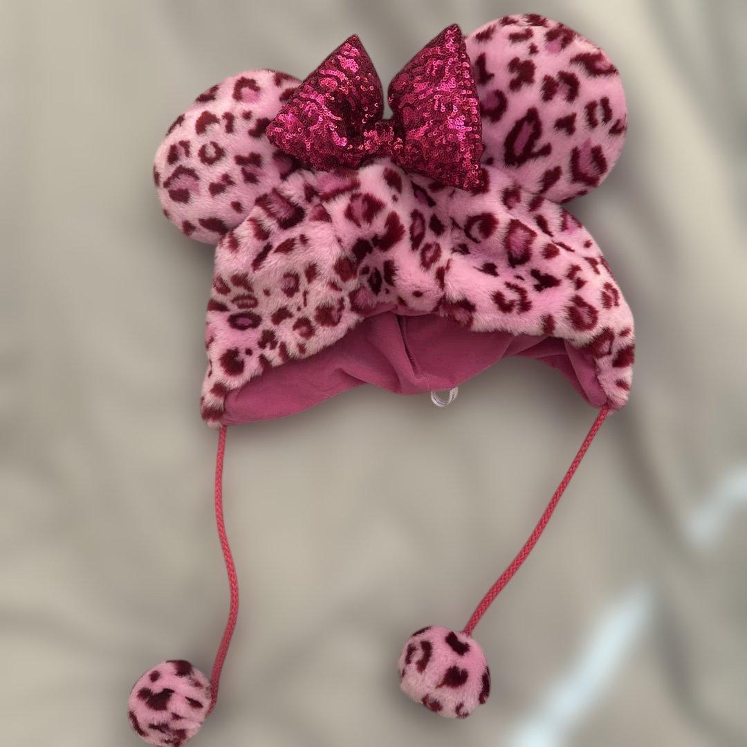 ヒョウ柄ファンキャップ