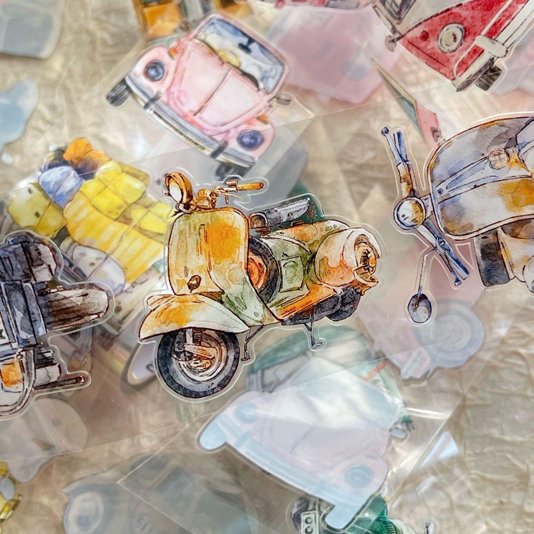 DingDing文创《车车》海外マスキングテープ マステ 【2733】