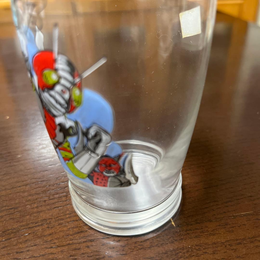 昭和レトロ　未使用品　仮面ライダーV3  グラス　当時物　レア　昔の物　懐かしい