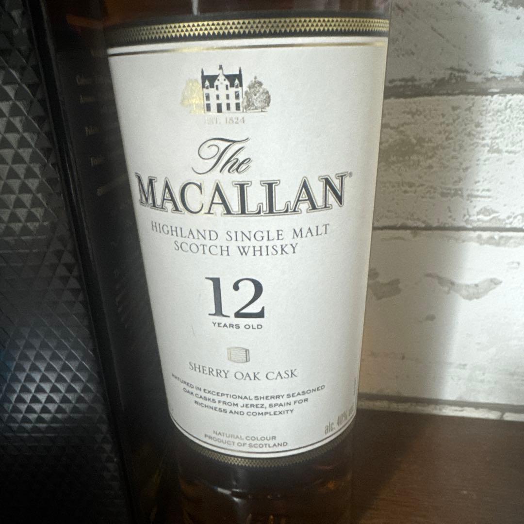 新品未開封　マッカラン12年　シェリーオークカスク