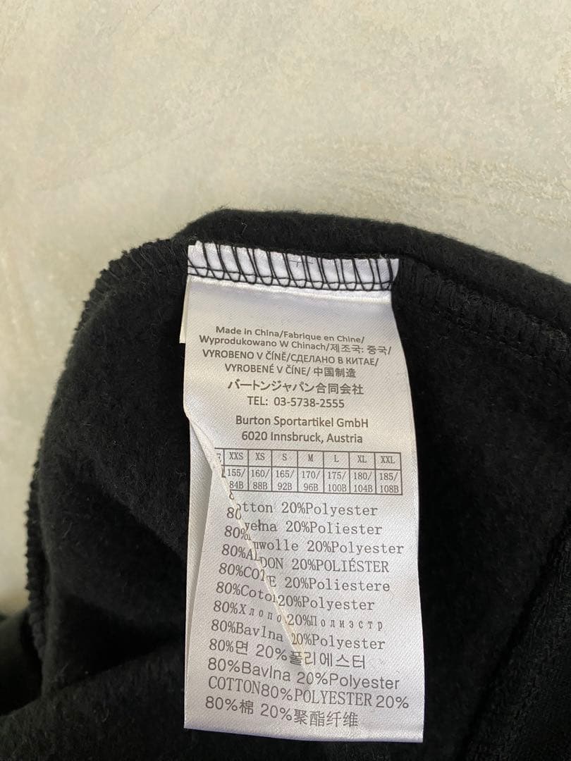 美品 BURTON ジップアップパーカー サイズM バートン スノーボード
