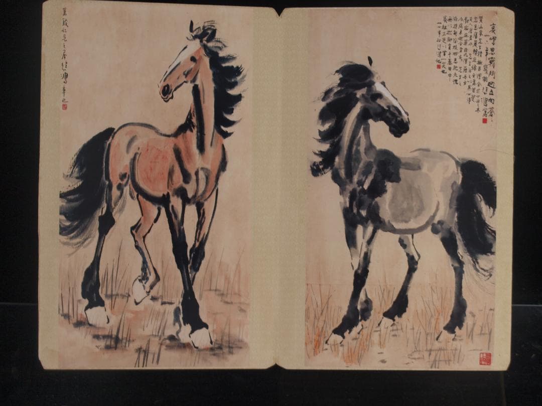 中国近時代の古本　絵冊　書籍　肉筆絵　激安骨董品 DE246C9-2