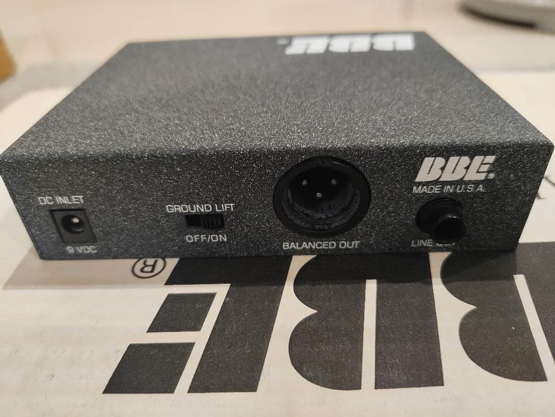 BBE DI-100 アクティブDI + ソニックマキシマイザー