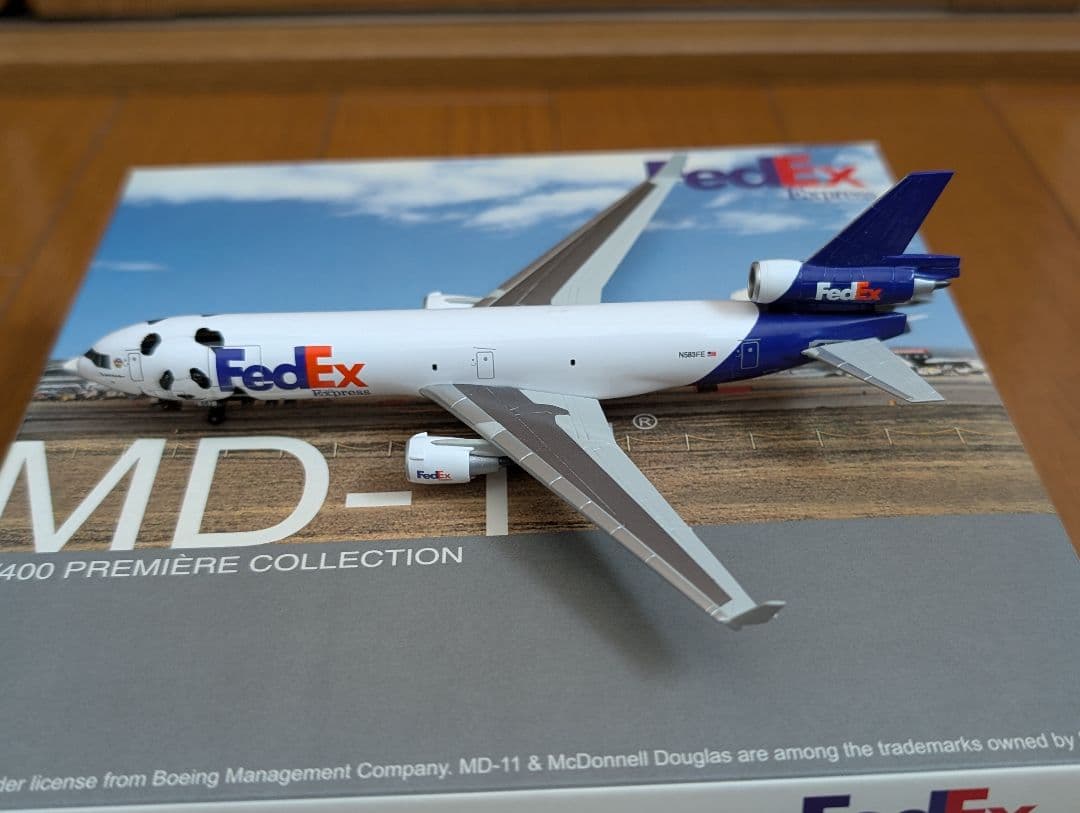 ドラゴン 1/400 MD-11 Fedex フェデックス「パンダ塗装機」