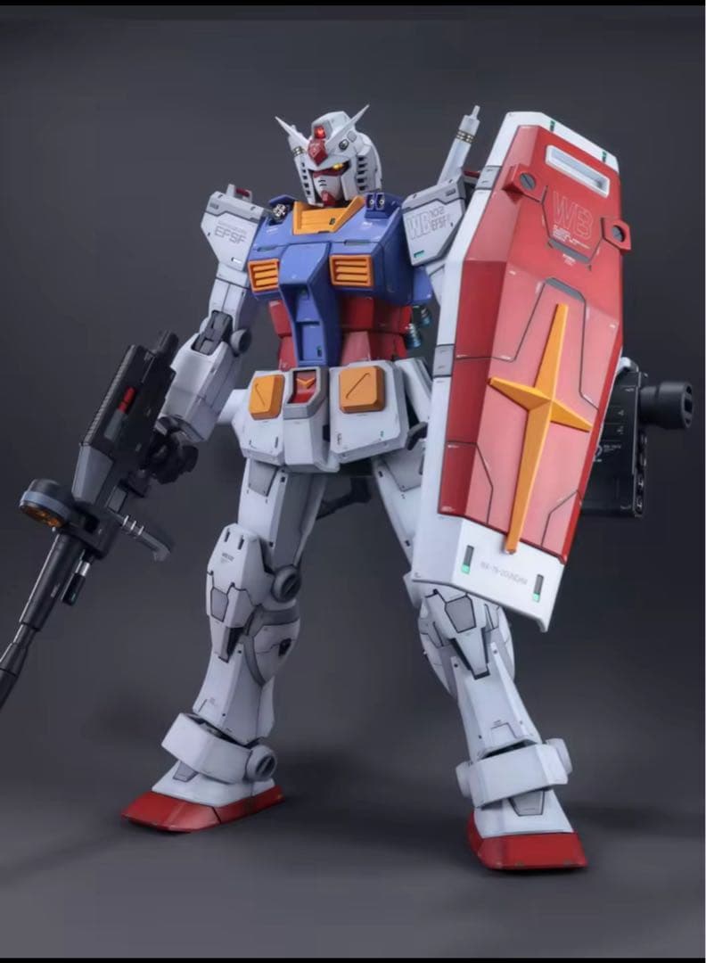 1/35 RX-78-2 ガンダム特大スケール水転写デカール付き 発光ユニット付