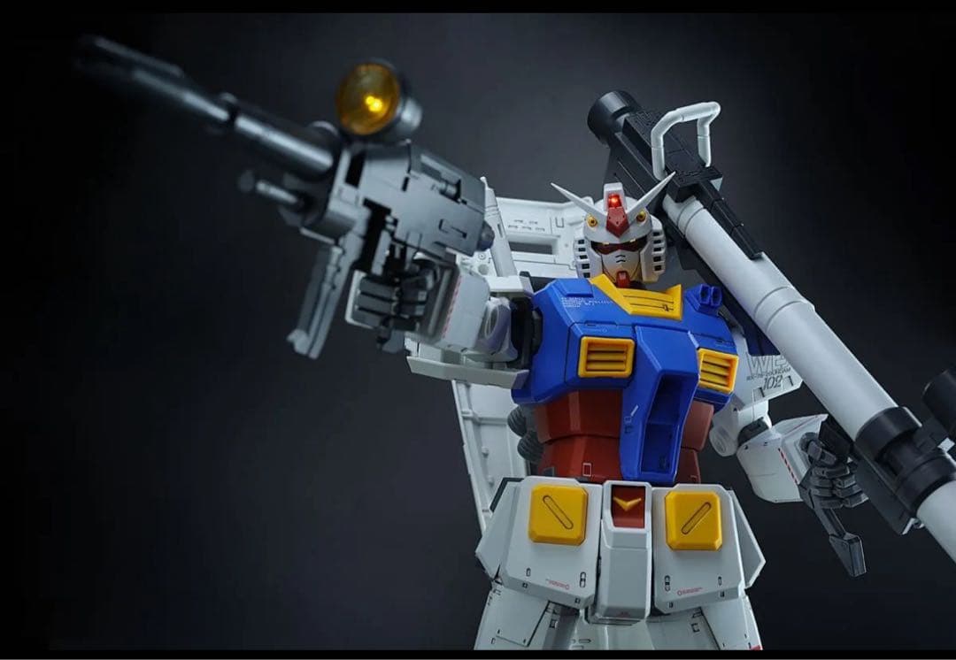 1/35 RX-78-2 ガンダム特大スケール水転写デカール付き 発光ユニット付