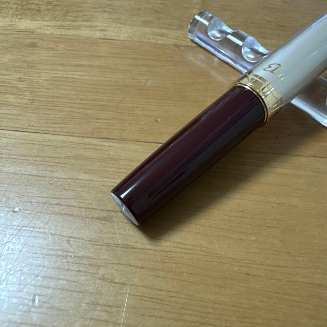 廃盤 PILOT パイロット 万年筆 エリート95S ディープレッド M 14k