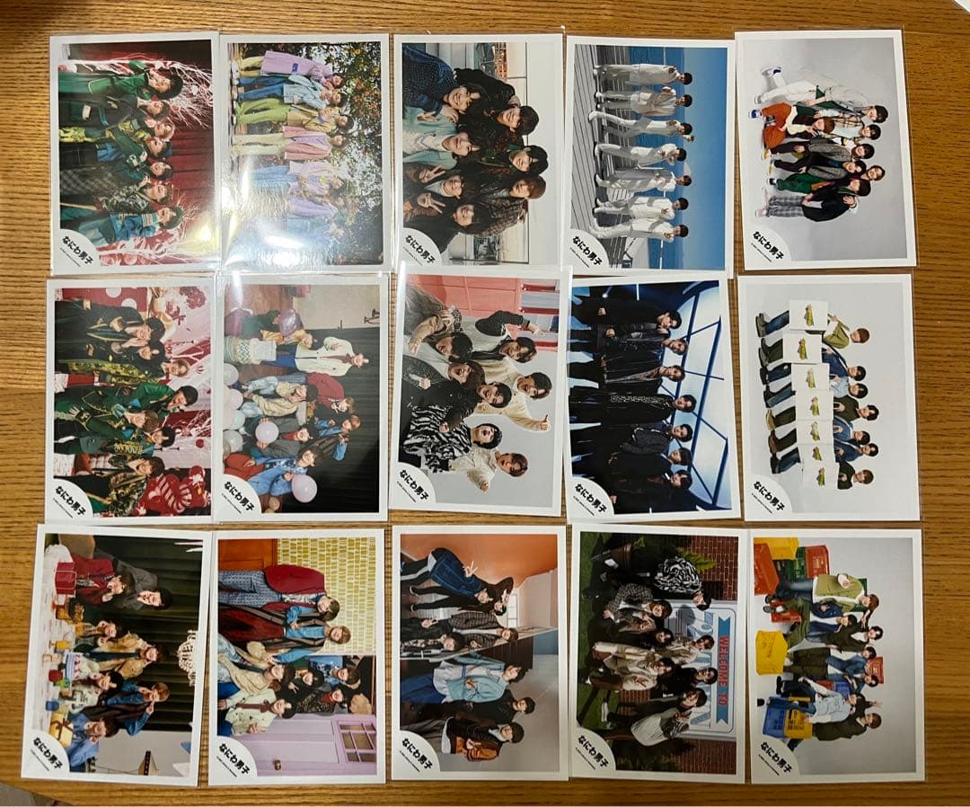 なにわ男子 集合 生写真 公式写真 138枚