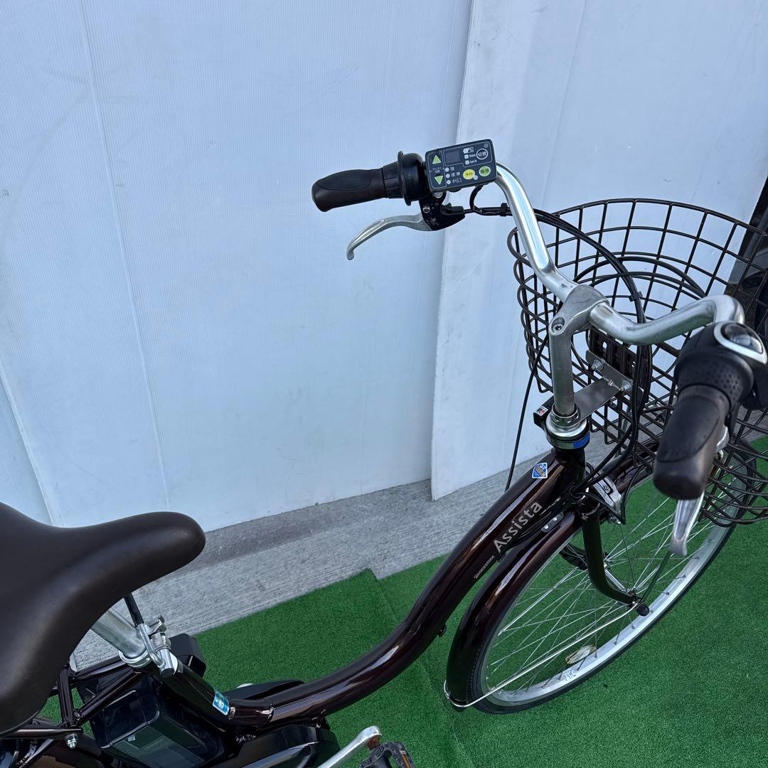 ブリヂストン 電動アシスト自転車26インチ 12.3Ah ブラウン