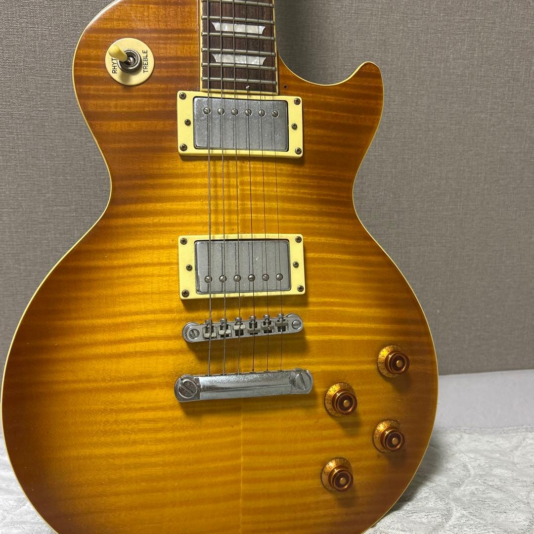 レスポールスタイル エレキギター サンバースト