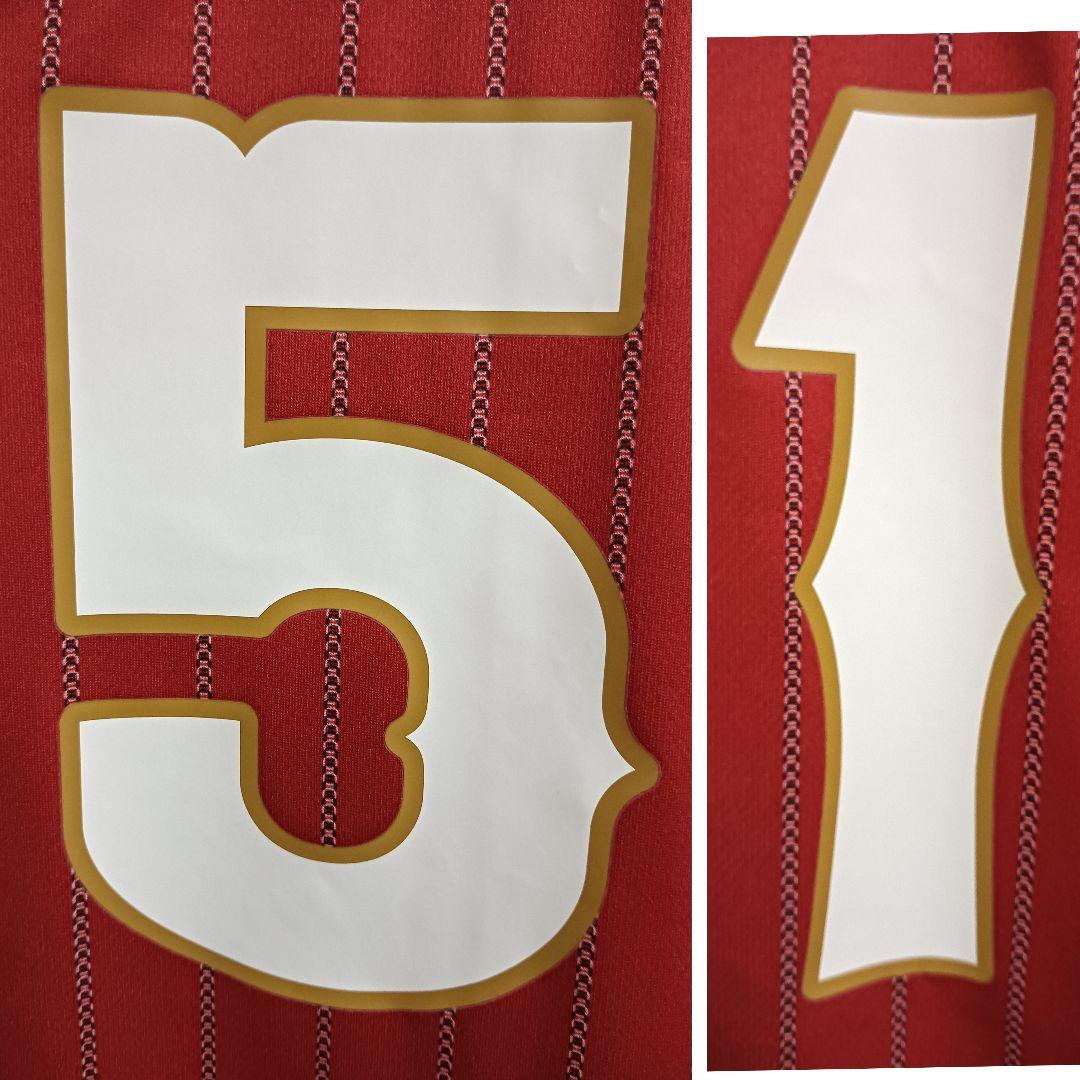 2020東京五輪 鈴木誠也 #51 セカンドビジターユニフォーム 紙タグ付き