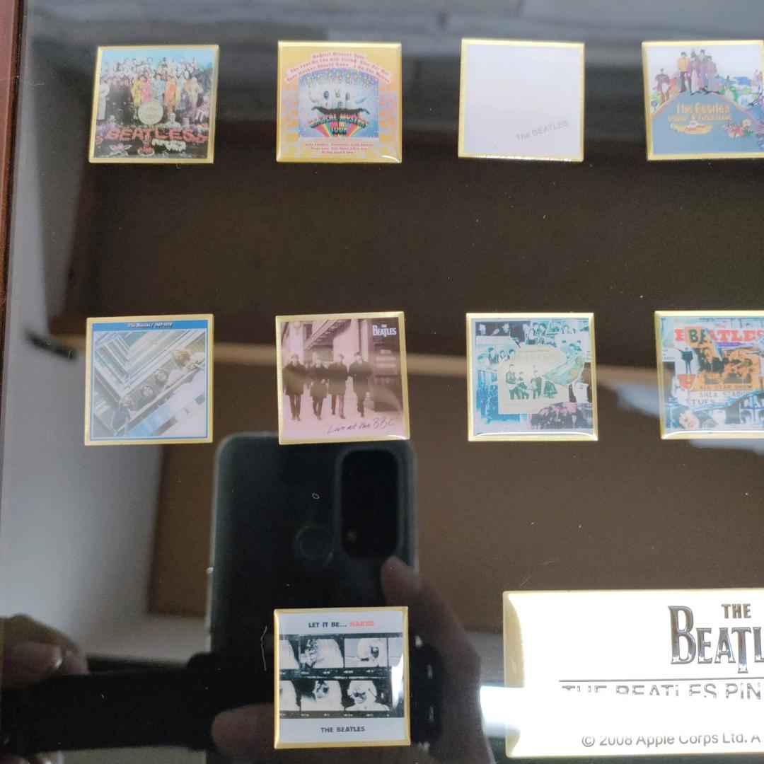 希少 限定 1000 THE BEATLES LP ジャケット ピンズ フレーム