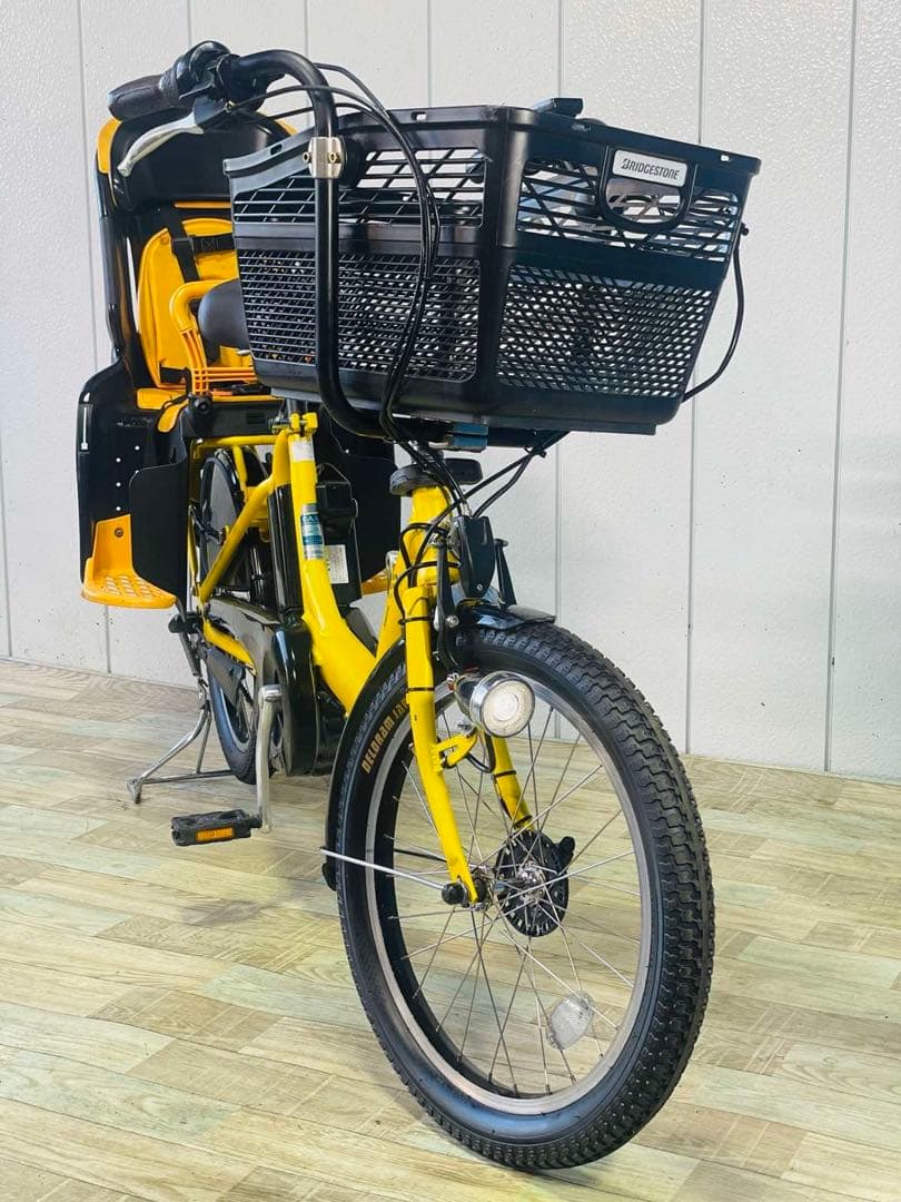★2997ブリヂストン8.7アンペア 20インチ子供乗せ電動アシスト自転車