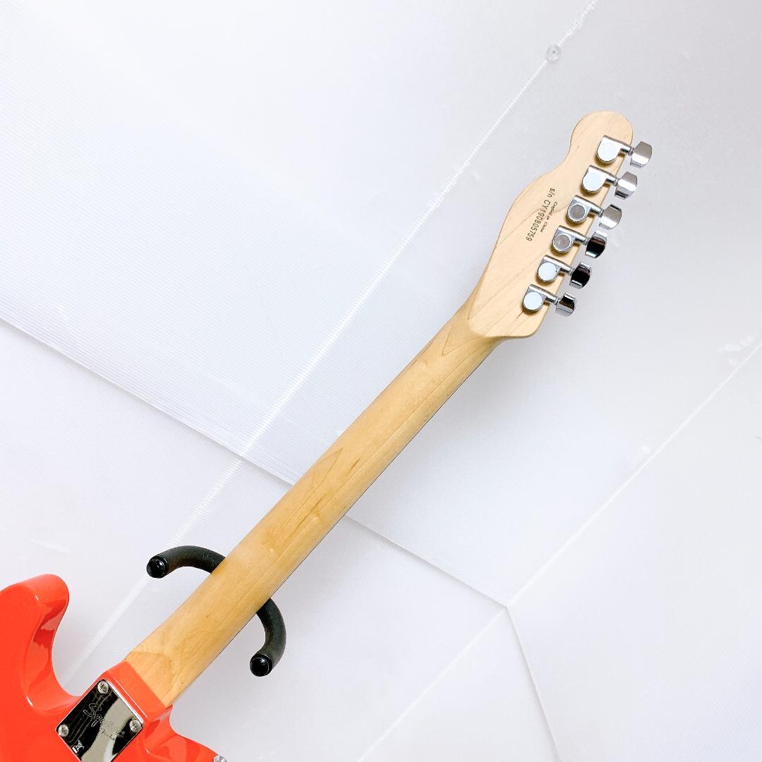 美品 Squier スクワイヤー Telecaster テレキャスター オレンジ
