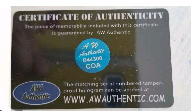 ピート・ローズ選手、直筆サイン入り、フォトグラフ、証明書付き。