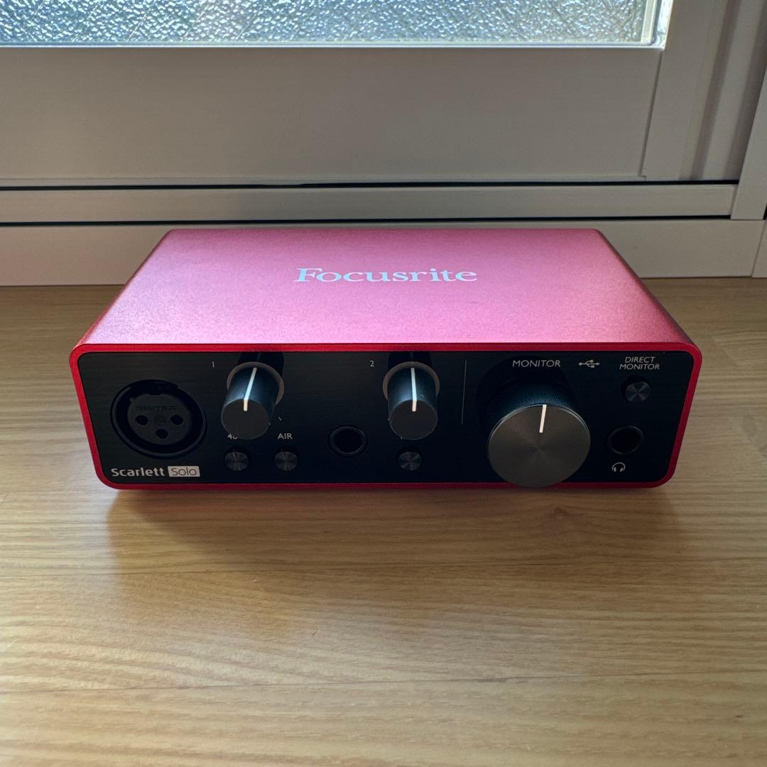 Focusrite フォーカスライト オーディオインターフェース(ほぼ未使用)