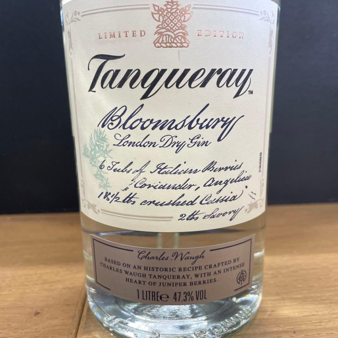 タンカレー ブルームズベリー 限定版 Tanueray Bloomsburyジン