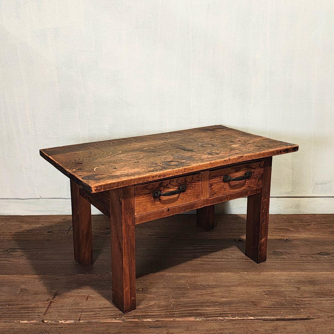 文机　小引き出し　座卓　昭和レトロ　古家具