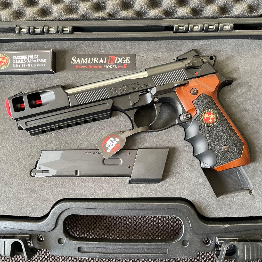 バイオハザード　サムライエッジ　バリー・バートンモデル　ガスブローバック　極美品