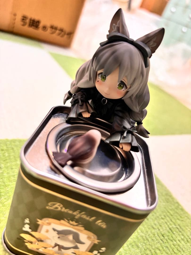 RIBOSE ティータイムキャッツ　リー・ハウ　フィギュア